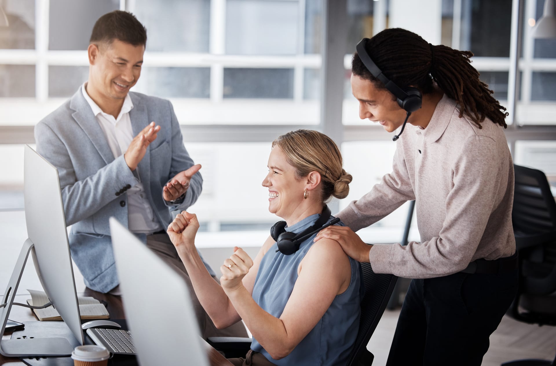 CyberTIA team consulting with a client