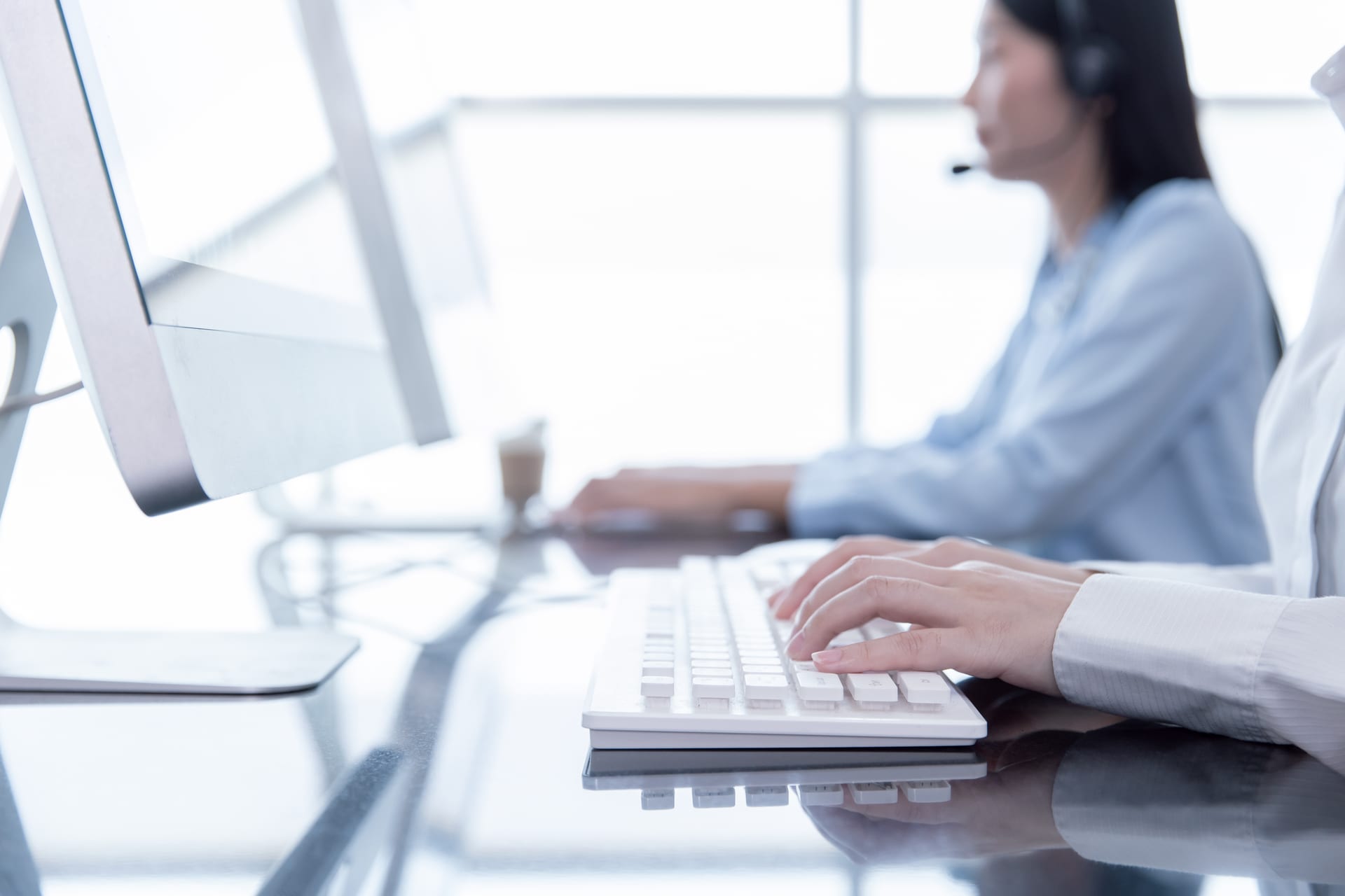 Manager entering detailed billing data